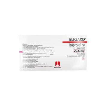 Eligard 22.5 mg Leuprorelina suspensión inyectable 3 meses