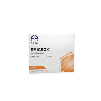 EMICROX 100 Mg Ciclosporina Caja 50 Cápsulas
