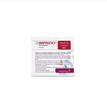 IMFINZIO 120 mg frasco ámpula c/2.4 ml.
