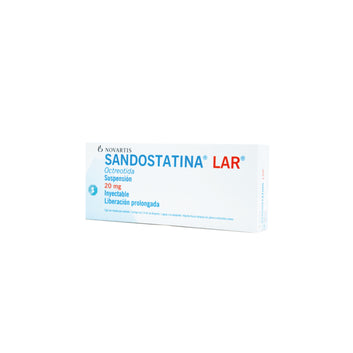 SANDOSTATINA LAR 20 mg Octreotida suspensión inyectable