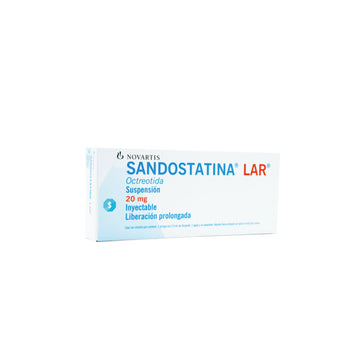 SANDOSTATINA LAR 20 mg Octreotida suspensión inyectable