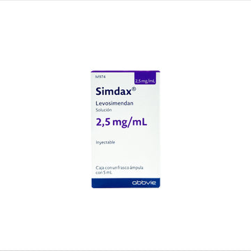 SIMDAX Levosimendan 2,5 mg/ml frasco 5ml.