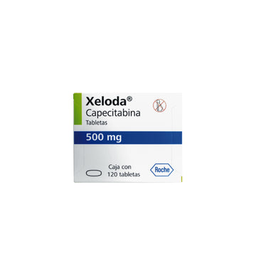 XELODA 500 mg Capecitabina caja con 120 tabletas