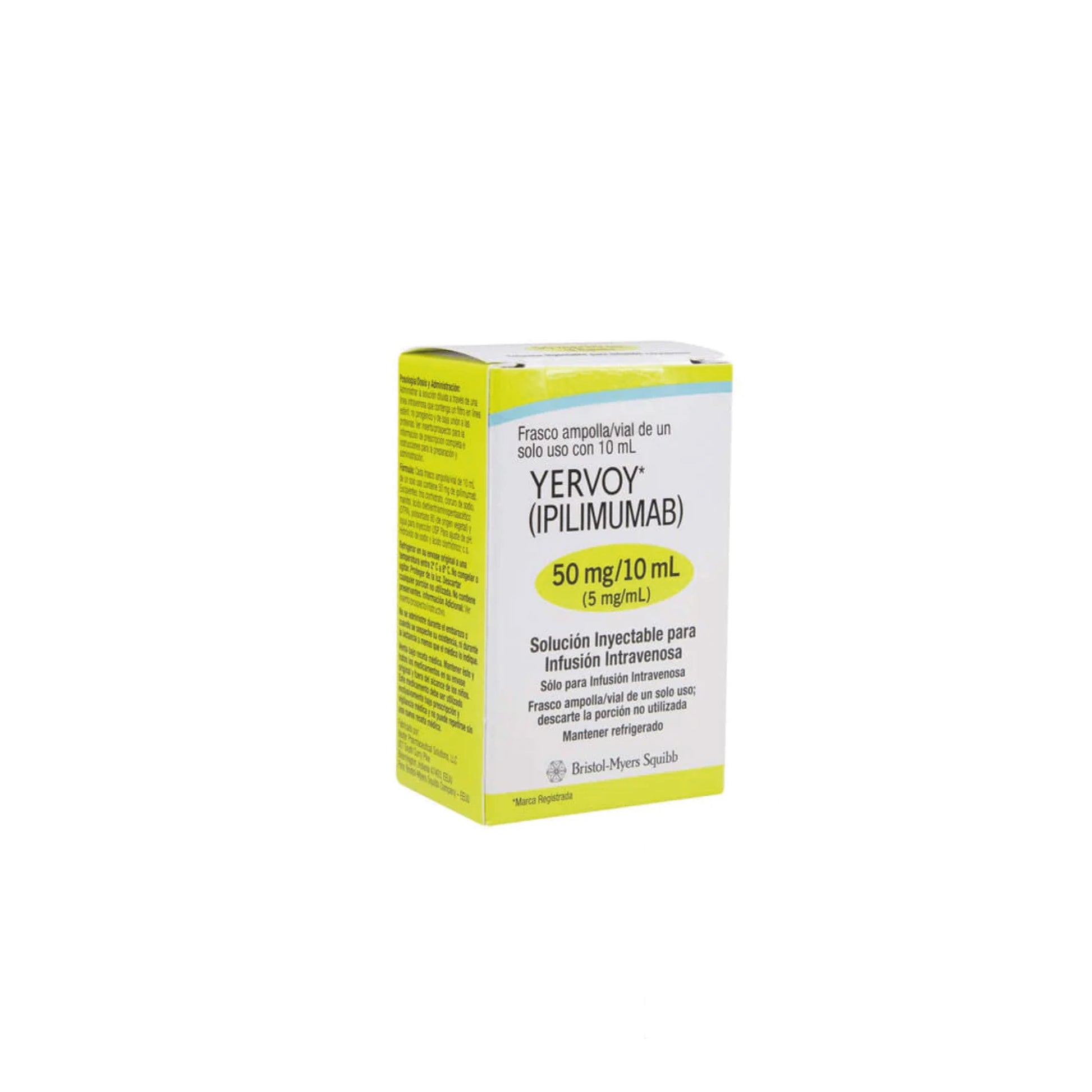 Yervoy 50 mg precio México